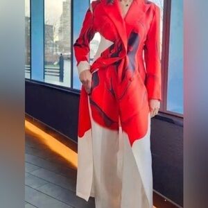 NWT Plus Size STYLEWE Urban Floral Lapel Collar Long‎ Sleeve Blazer SOLD OUT 2X.